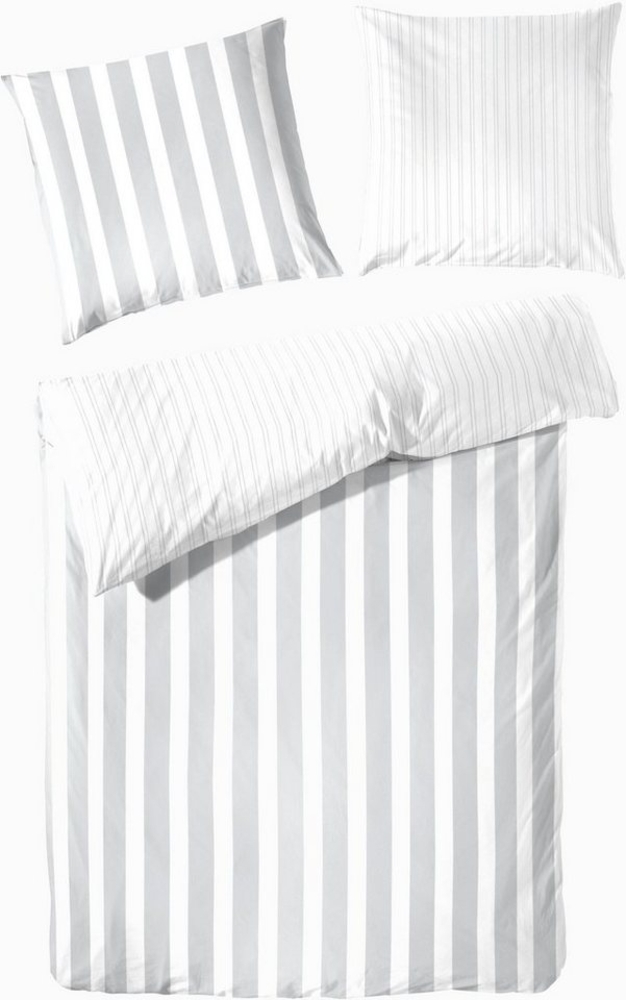 Thomas Perkal-Bettwäsche | 080 grau - 135x200 Bild 1