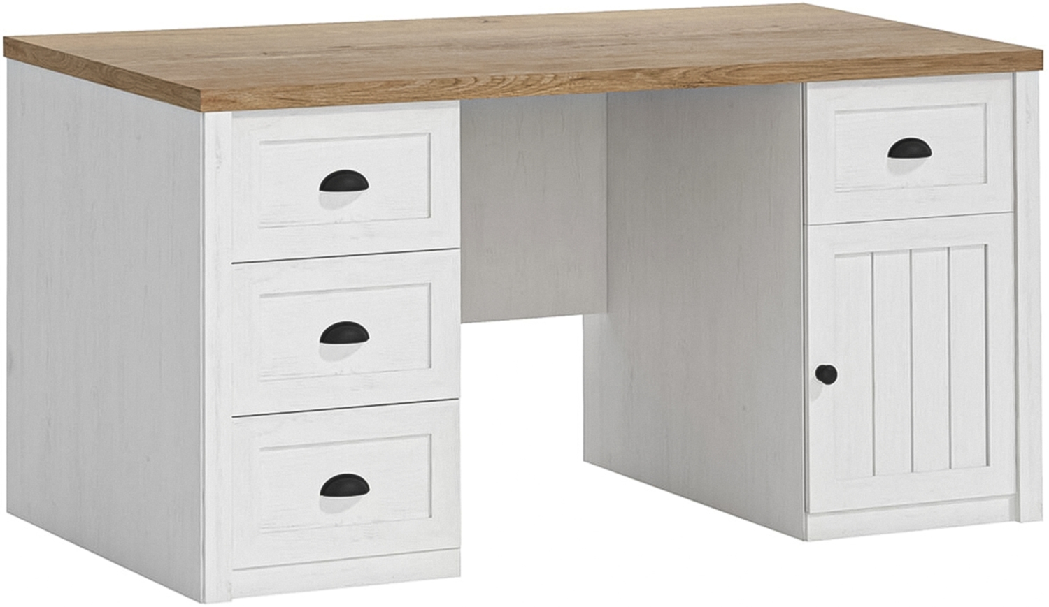 AX LIVING Bürotisch „Palmano B1“ – 160 cm breit, Andersen Kiefer Bild 1