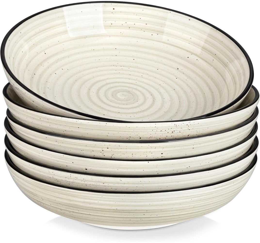 Vancasso Bonbon Suppenteller Set Steingut 1500ml Pastateller Nudelschalen Bild 1