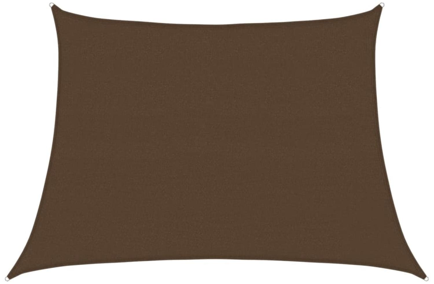 vidaXL Sonnensegel 160 g/m² Braun 4/5x3 m HDPE 311820 Bild 1