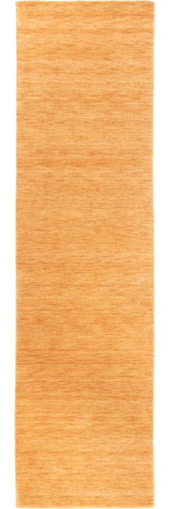 Morgenland Gabbeh Teppich - Softy - Uni - läufer - 200 x 80 - Scala-Gold Bild 1