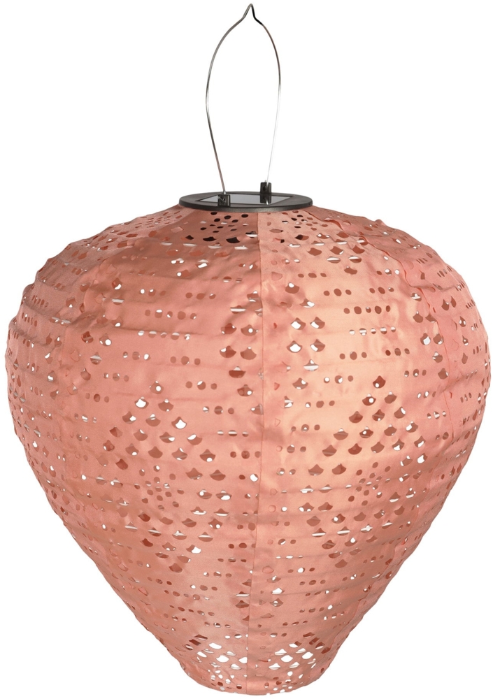 Laterne, wiederaufladbar, rosa Bild 1