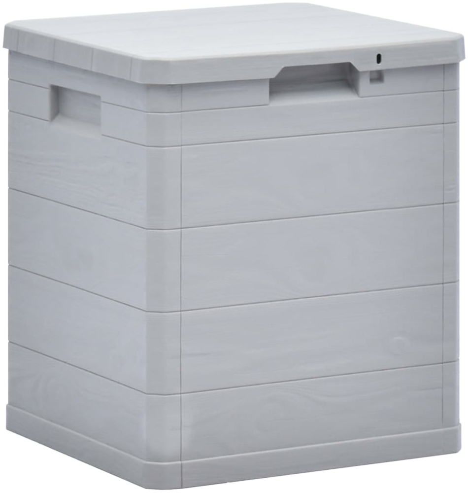 vidaXL Garten-Aufbewahrungsbox 90 L Hellgrau 45683 Bild 1