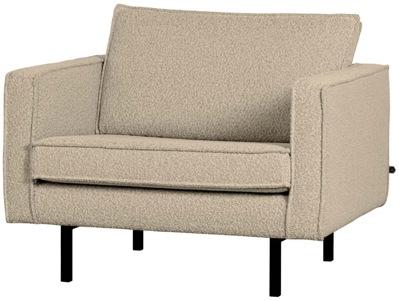 Sessel Rodeo aus Boucle-Stoff, Beige Bild 1