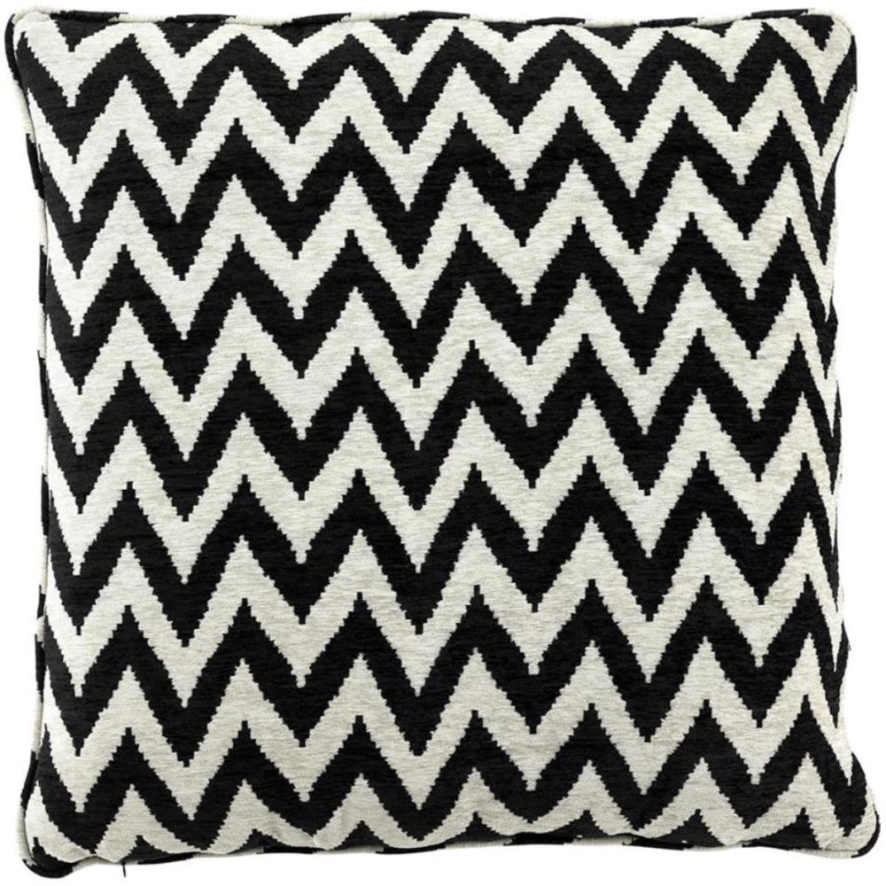 Casa Padrino Luxus Zierkissen Schwarz / Beige 75 x H. 75 cm - Designer Kollektion Bild 1