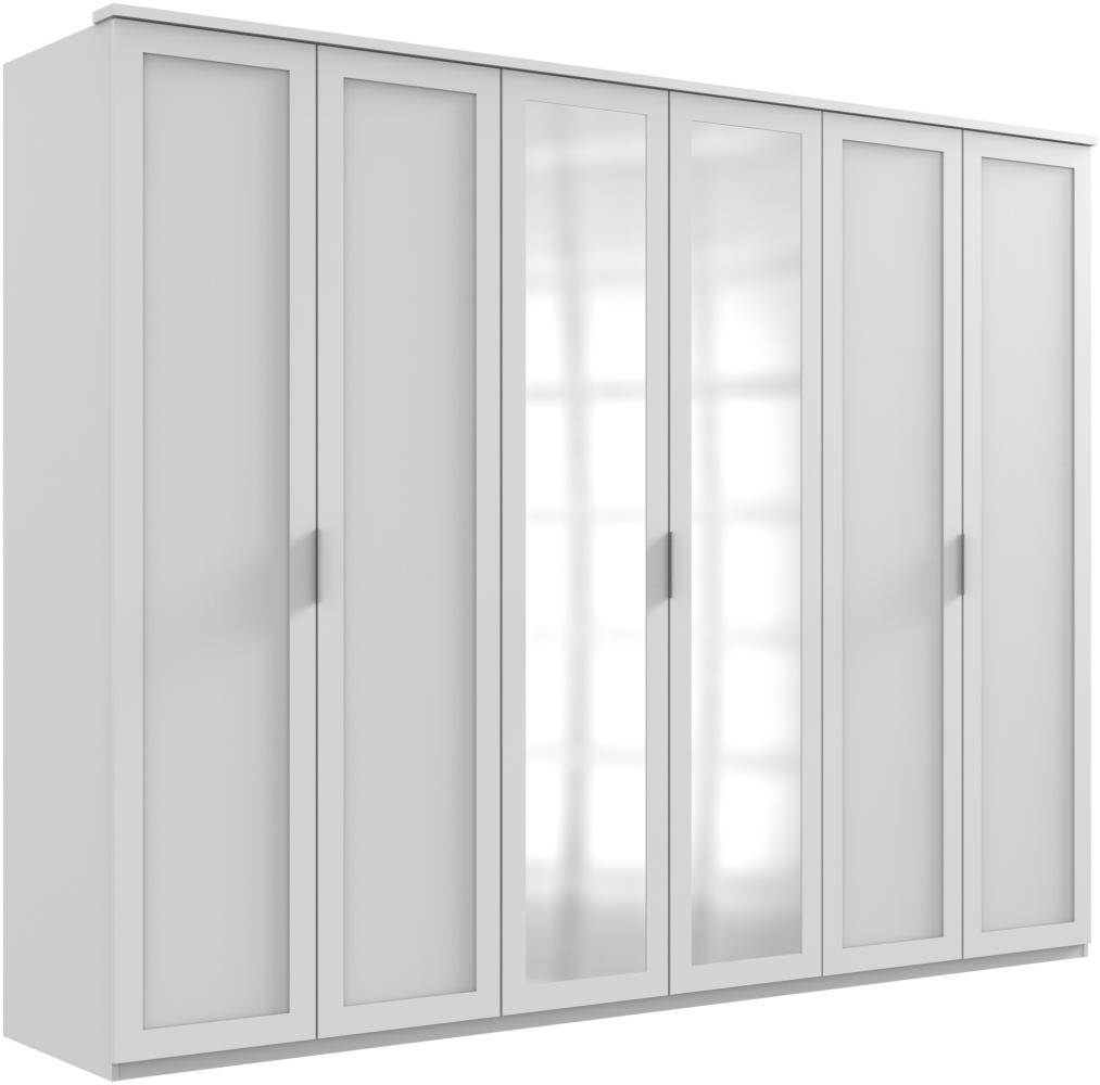 Drehtürenschrank >NADJA< (BxH: 270x208 cm) in WEISS - 270x208cm (BxH) Bild 1