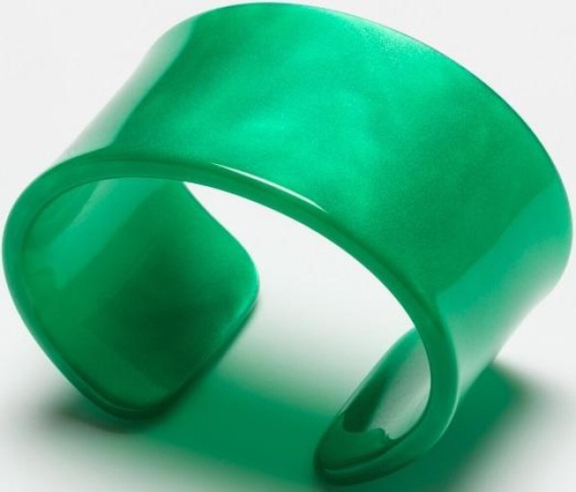 G.F. Heim Söhne Serviettenring aus Acrylglas grün 390-37 Bild 1
