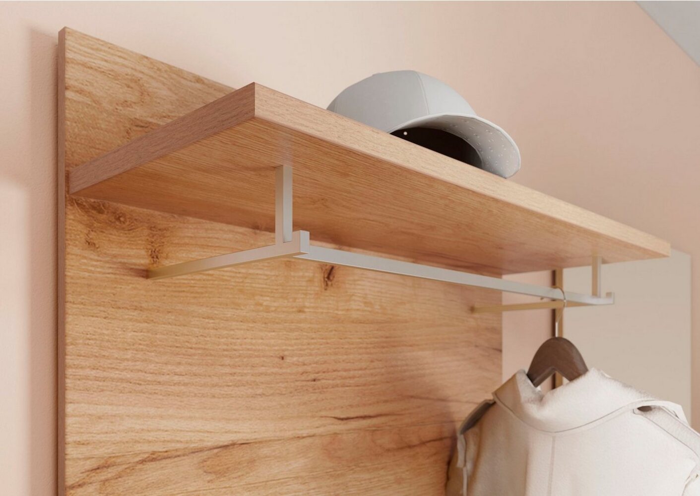 Paneel passend zur Garderobe ALEDO in Navarra Eiche Nb. ca. 75 x 106 x 30 cm Bild 1