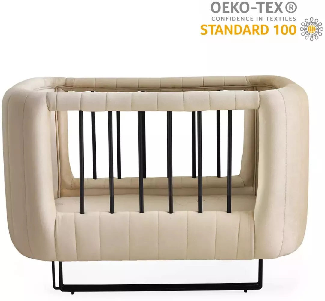 Aprillia | Babybett Beige Bild 1