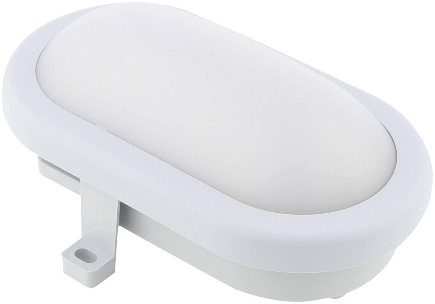 LED Oval-Armatur REV mit HF-Sensor10W,800lm, 168x115x70mm, 6500K, grau Bild 1