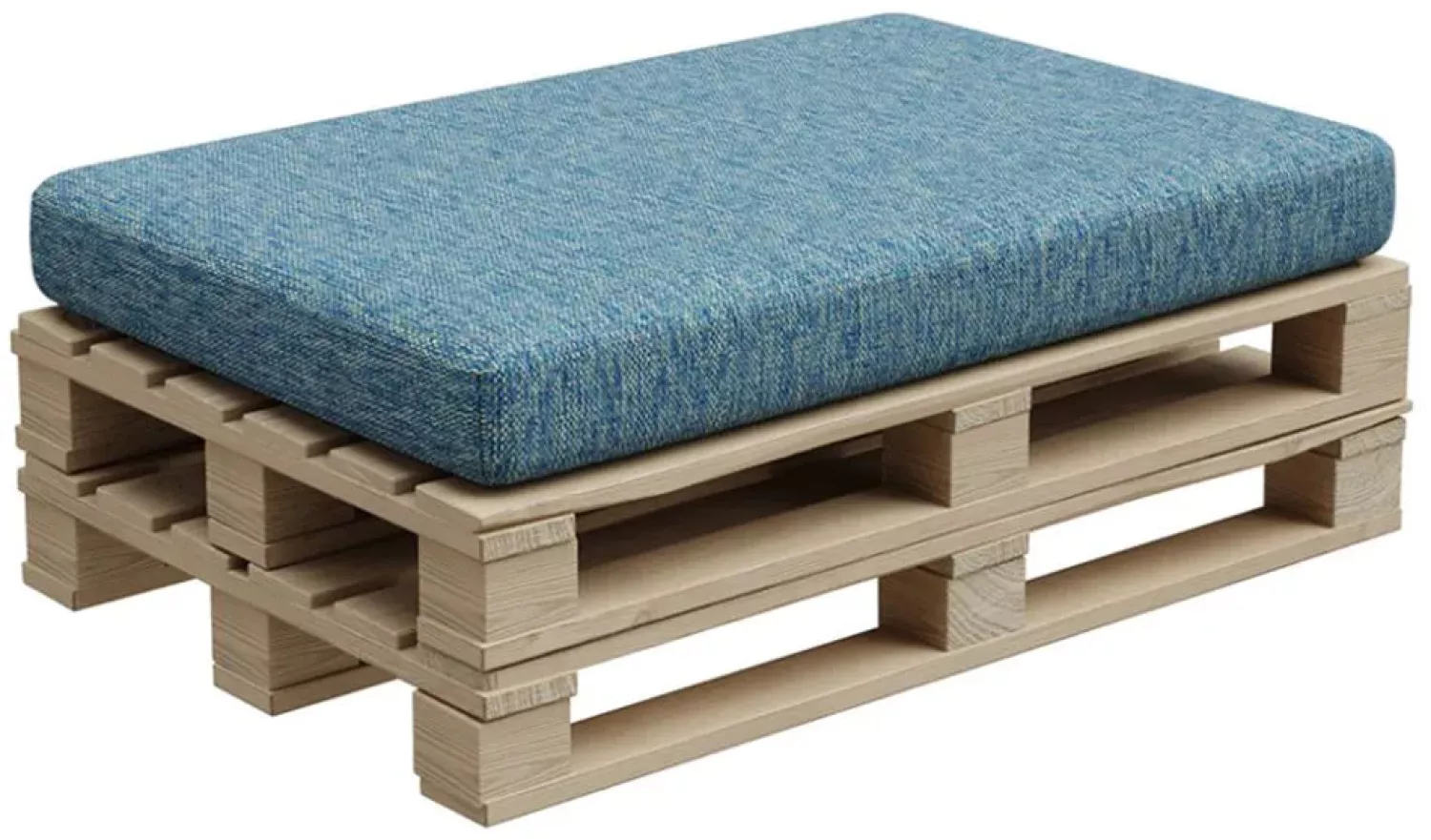 Gutekissen®, Palettenkissen, Palletenpolster, Gartenkissen, Palettenauflagen, Sofa, Kissen, Polster, Auflagen Indoor Outdoor PFBG (Sitzkissen 120x80, Maritim) Bild 1