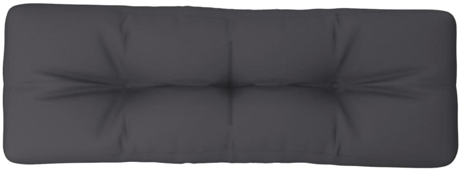 vidaXL Palettenkissen Anthrazit 120x40x12 cm Stoff 360623 Bild 1