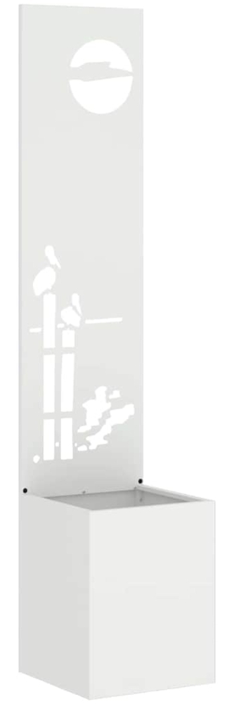 vidaXL Garten Sichtschutz-Leinwand Weiß 32 x 140 cm 876400 Bild 1