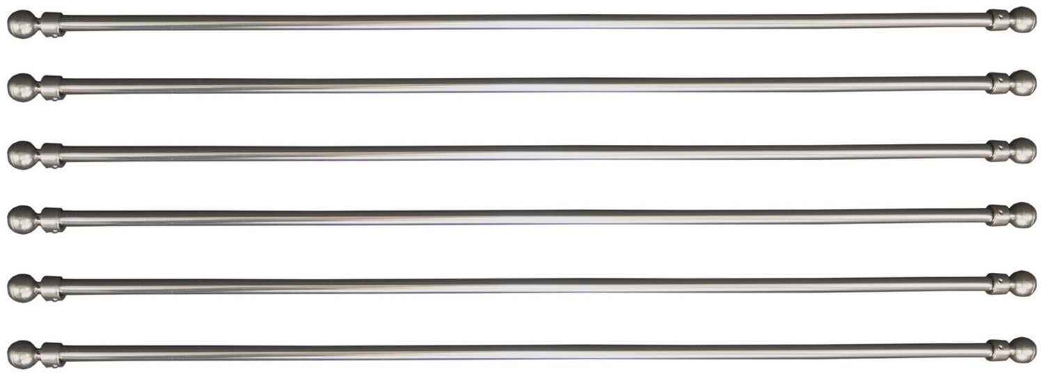 VHG Beschwerungsgewicht " Dira" Beschwerungsstab für Schiebegardinen, Paneele, Schiebegardinen, Vorhang, Zubehör, 61 cm, (Packung, 6-tlg), zum Einschieben Bild 1