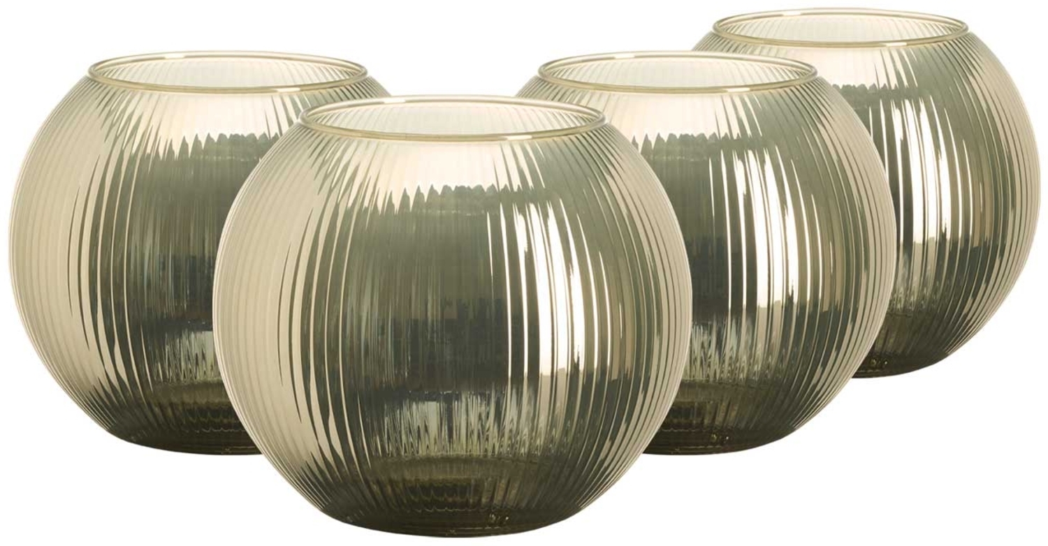 Ritzenhoff & Breker Elysia Windlicht ø 19 cm gold 4er Set Bild 1