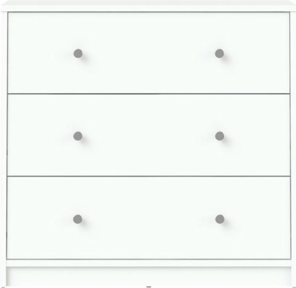 ebuy24 Kommode Maria Kommode 3 Schubladen weiss. Bild 1