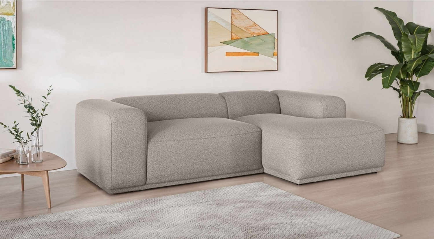 s.Oliver Ecksofa EMMERIK Designersofa, L-Form mit Wellenfederung, B/T/H: 260/155/73 cm, hoher Sitzkomfort, gemütlich und modern, auch in Cord Bild 1