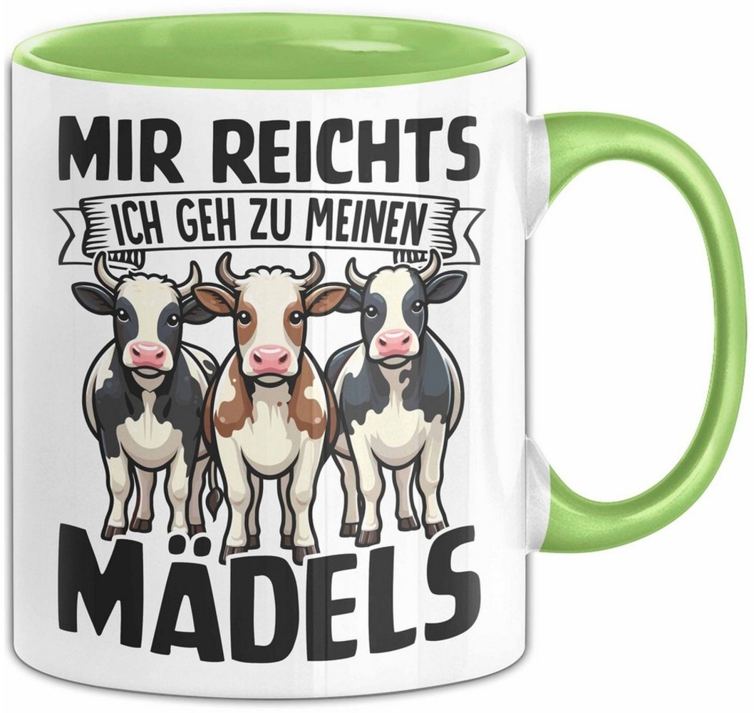 Trendation Tasse Mir Reichts Ich Geh Zu Meinen Mädels Tasse Geschenk Für Kuh Bauern Kaf Bild 1