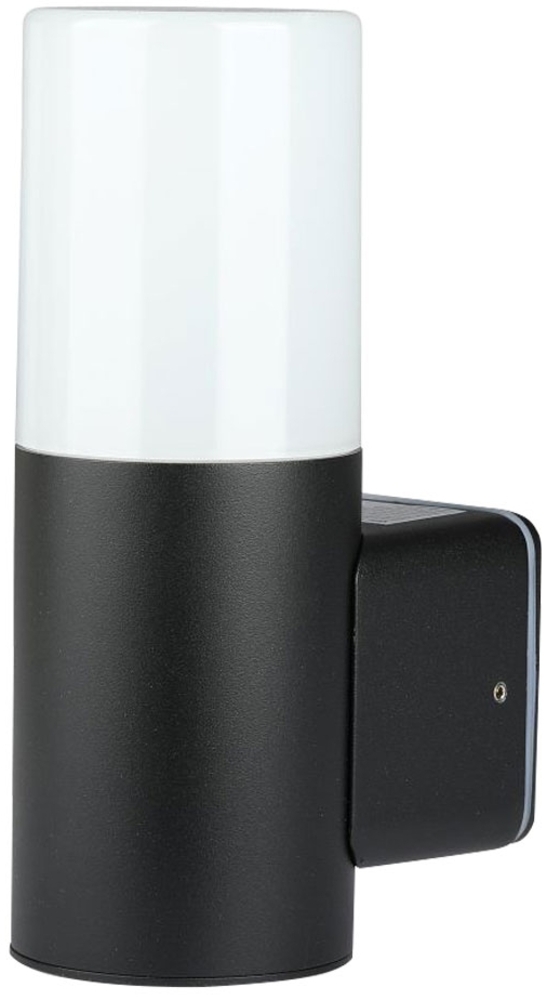 RGB LED Wandleuchte, Aluminium, schwarz, H 25 cm Bild 1