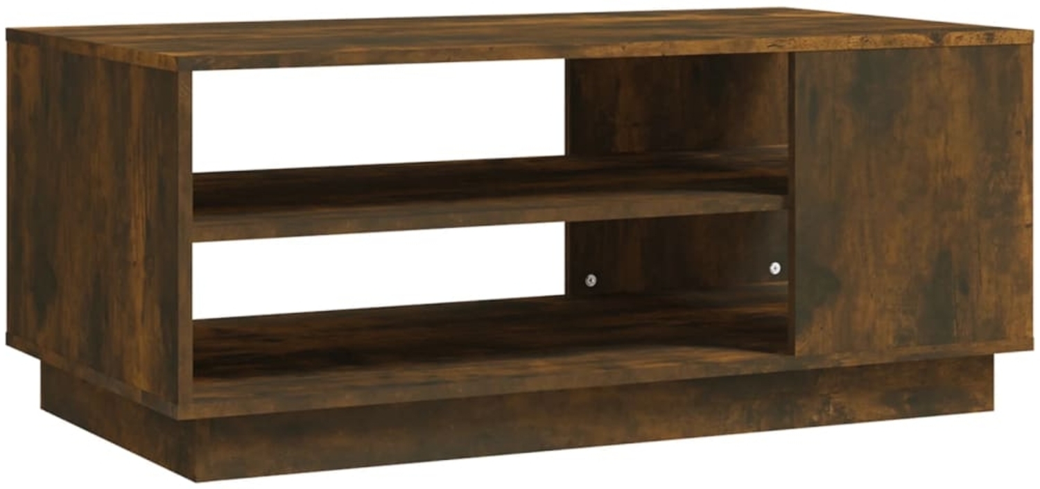 vidaXL Couchtisch Räuchereiche 102x55x43 cm Holzwerkstoff 813083 Bild 1