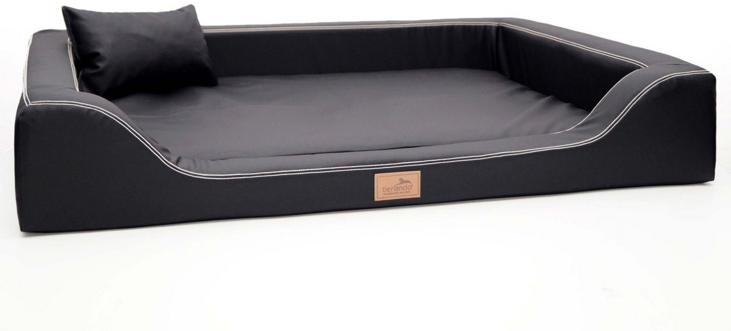 tierlando® Tierbett tierlando® Orthopädisches LUXUS-Hundebett MELODY LATEX Anti-Haar Kunst Bild 1