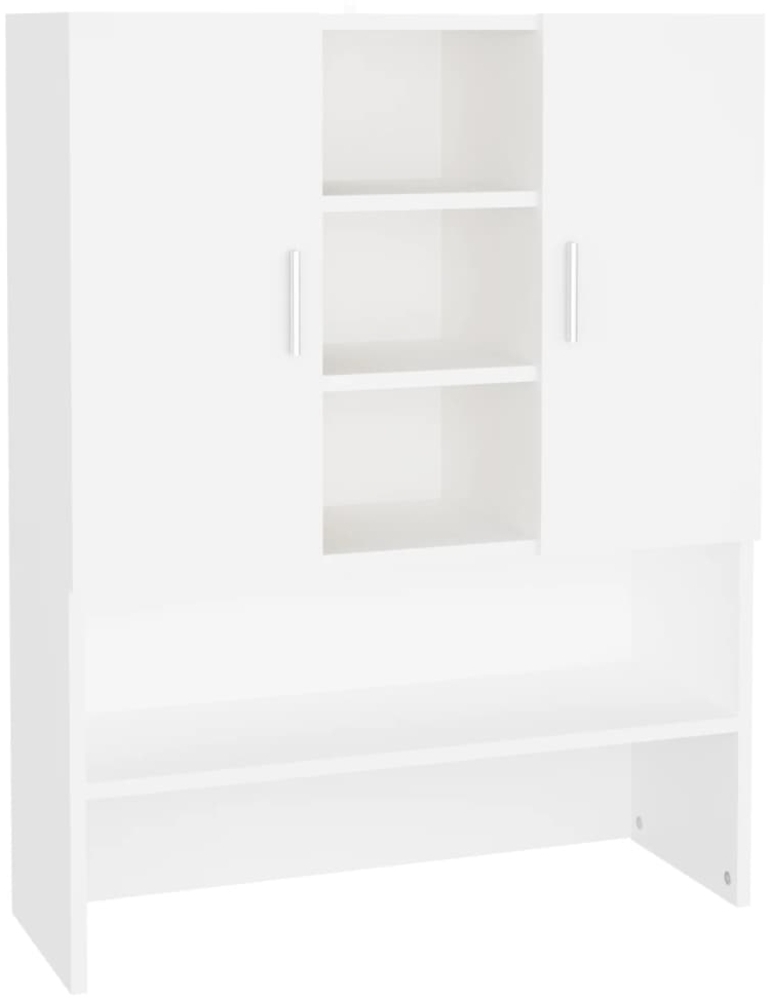 vidaXL Waschmaschinenschrank Weiß 70,5x25,5x90 cm 808386 Bild 1