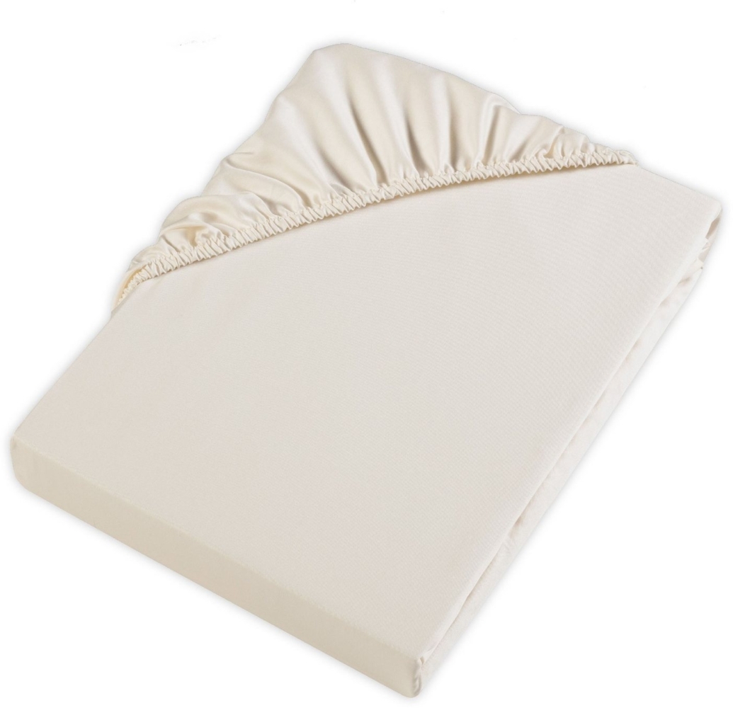 Möve Bettlaken Möve Spannbettlaken Collection, Satin, Gummizug: rundum, (1 Stück), passend zur Möve Serie Noblesse und Luxery Bild 1