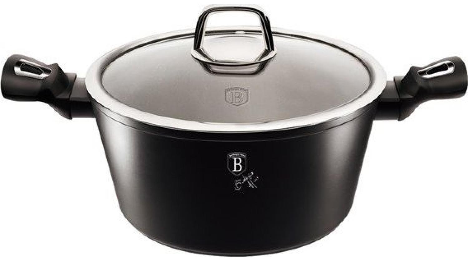 Berlinger Haus Berlinger Haus Topf 4,1l 24cm Black Silver BH1852 Bild 1