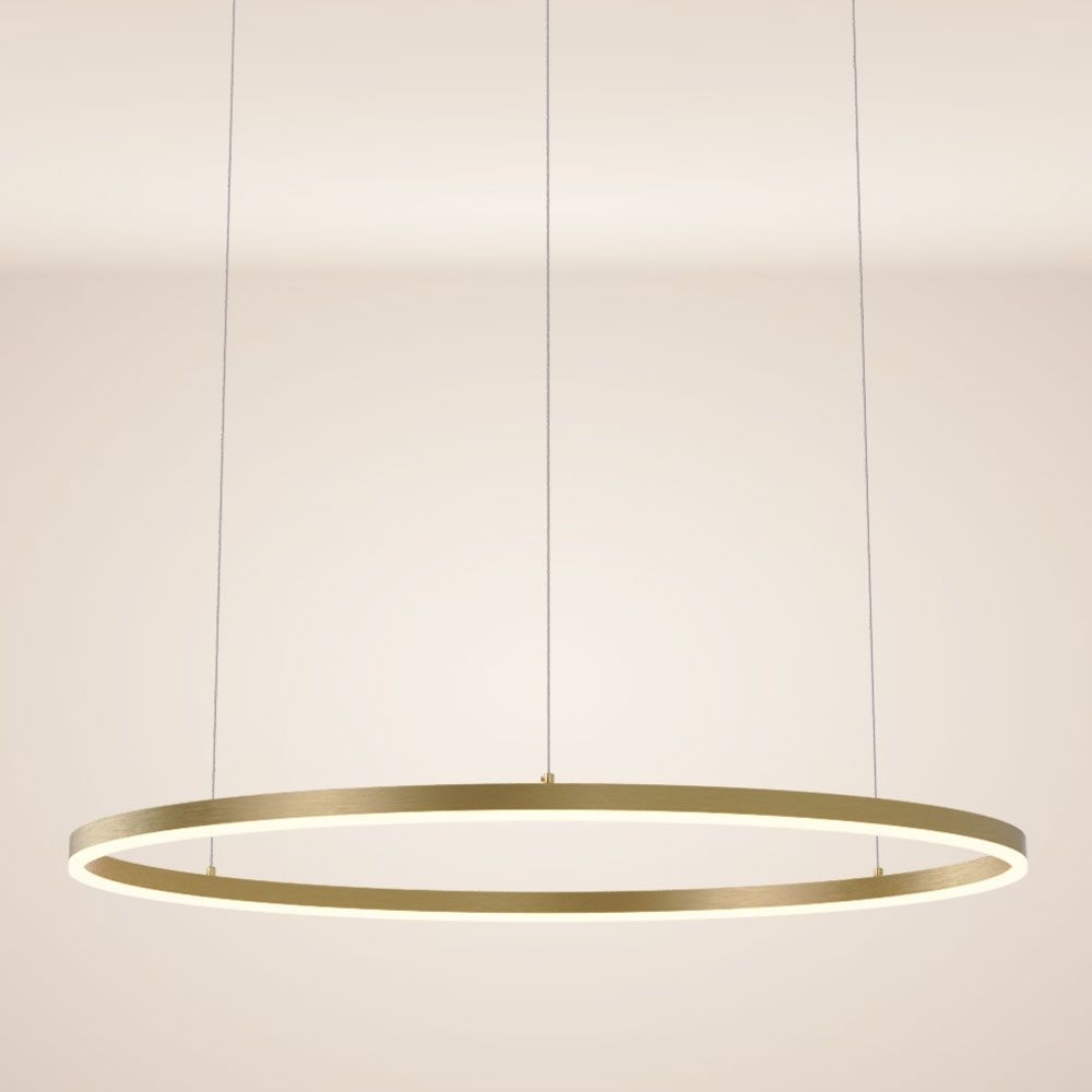 s.luce LED Ring Pendellampe Ø 100cm Gold Bild 1