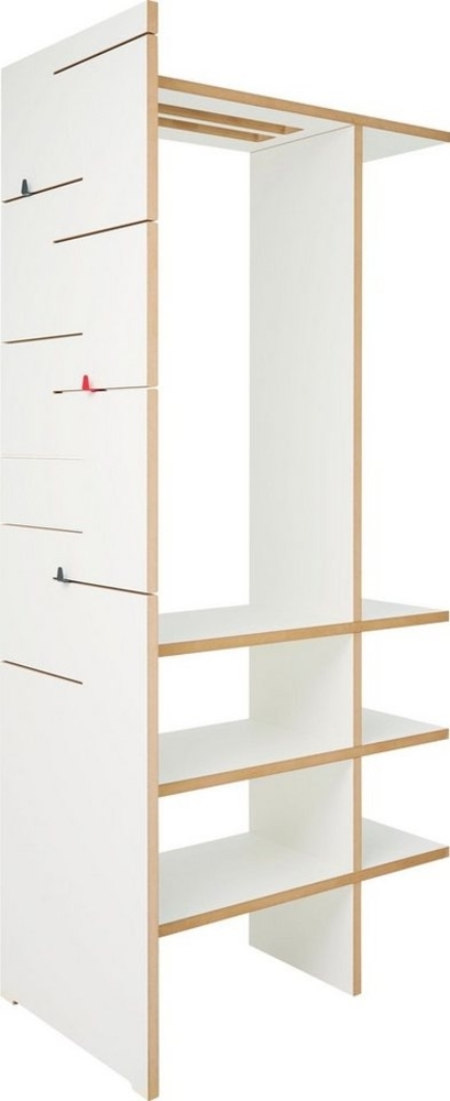 Tojo Garderobe angeber 500 + 800, kann frei oder an der Wand stehen, Breite/Höhe: 50/180 cm Bild 1