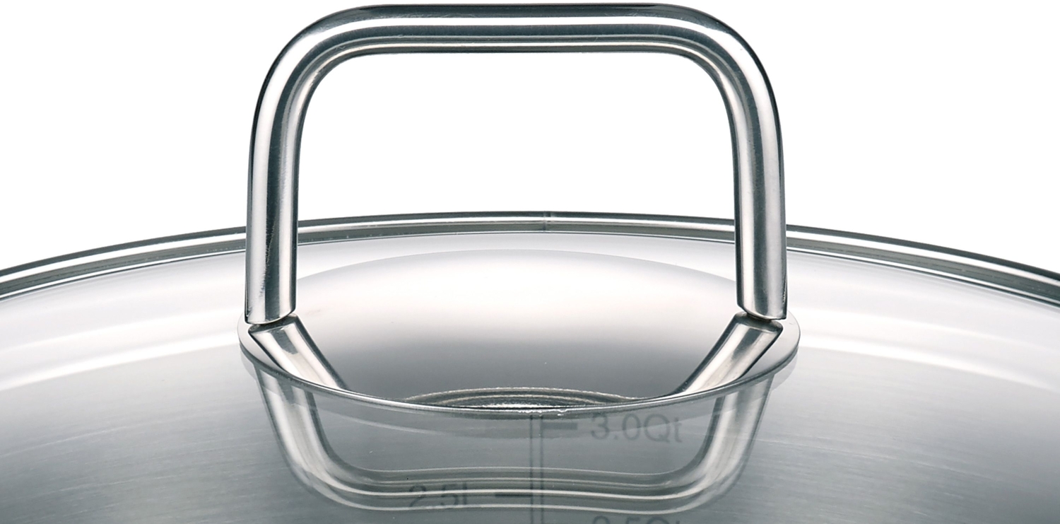 Elo Servierpfanne CITRIN, Ø 28 cm, mit Glasdeckel, Hitzebeständig, Edelstahl, Spülmaschinengeeignet Bild 1