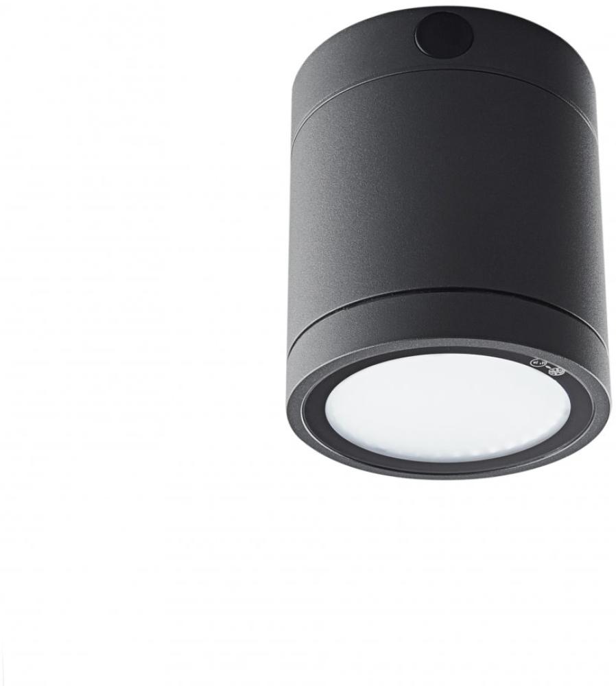 Heitronic Nr. 500058-HE LED Deckenleuchte Negro dimmbar anthrazit 3000K IP65 Bild 1