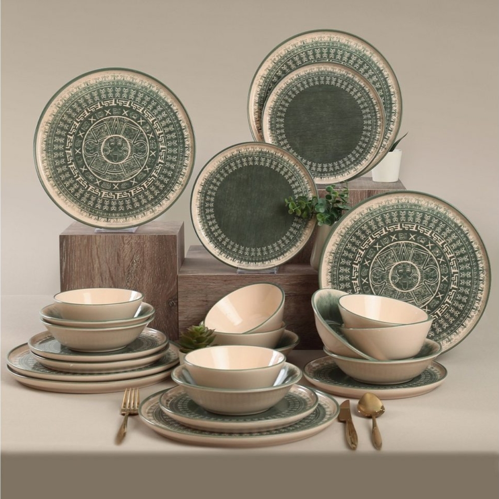 Hermia Concept Teller-Set 100% CERAMIC STONEWARE M1758 (24-tlg) Bild 1