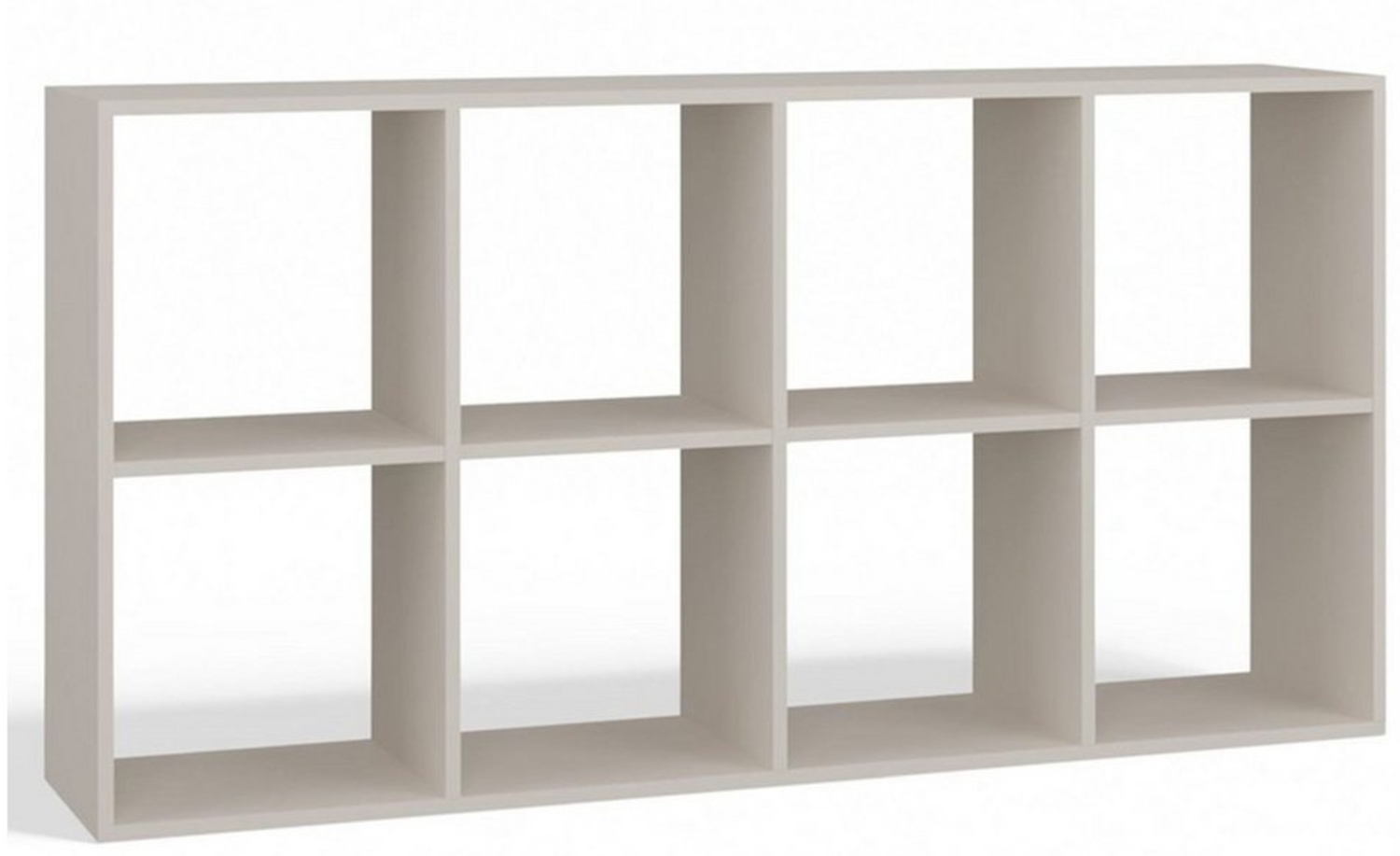 Selsey 'Malax' Offenes Standregal, 8 Fächer, Greige, 75 x 147 x 30 cm Bild 1