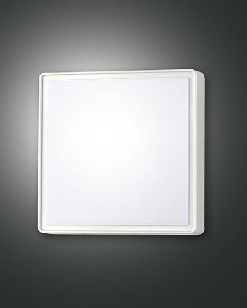 FABAS LUCE No. 3225-61-102 Deckenleuchte OBAN 24x24 weiss IP65 Bild 1