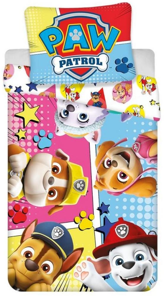 PAW PATROL Babybettwäsche PAW Patrol Baby- Bettwäsche "Köpfchen", 100x135cm Bild 1