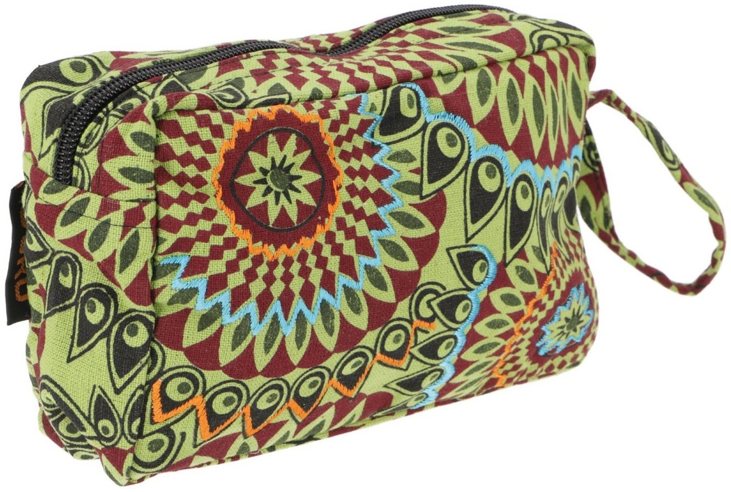 Guru-Shop Aufbewahrungstasche Boho Kosmetiktasche, Kramtäschchen aus Nepal -.. Bild 1