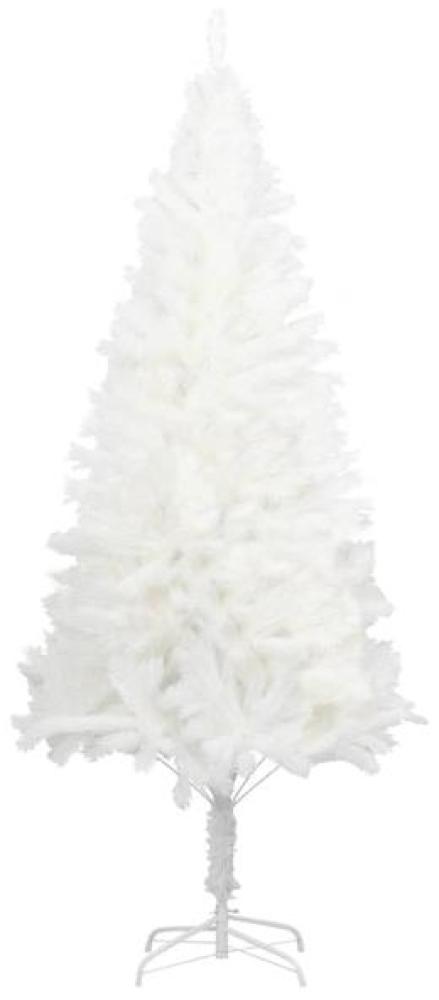 vidaXL Künstlicher Weihnachtsbaum Naturgetreue Nadeln Weiß 240 cm 321025 Bild 1