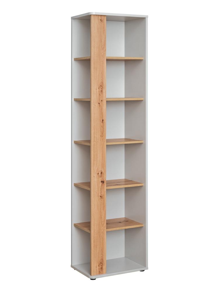 Vivero Bücherregal RG1 in Perla Gray und Artrisan 49 x 198 cm Bild 1