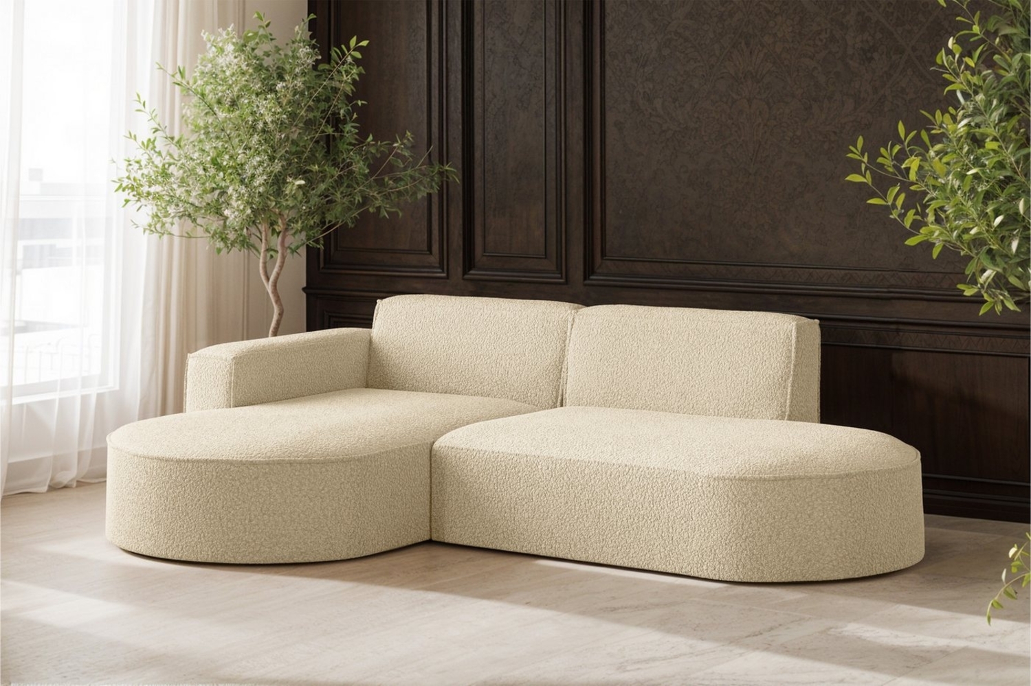 Kaiser Möbel Ecksofa Designer MODENA STUDIO L stoff Poso, Verita, Quelle, Salvador Bild 1