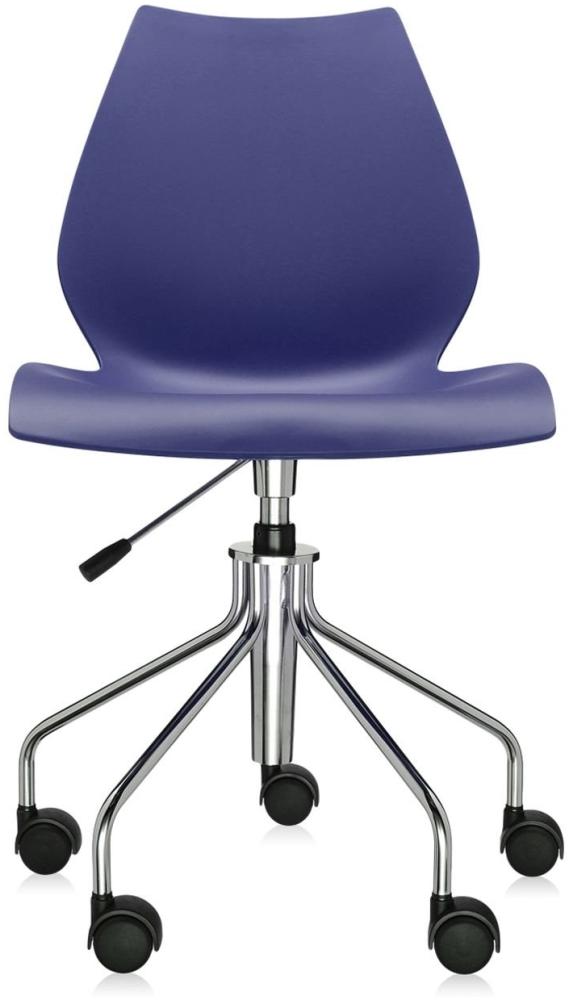 Kartell Maui Essstühle, Plastik, blau, 52 x 85 x 58 cm Bild 1