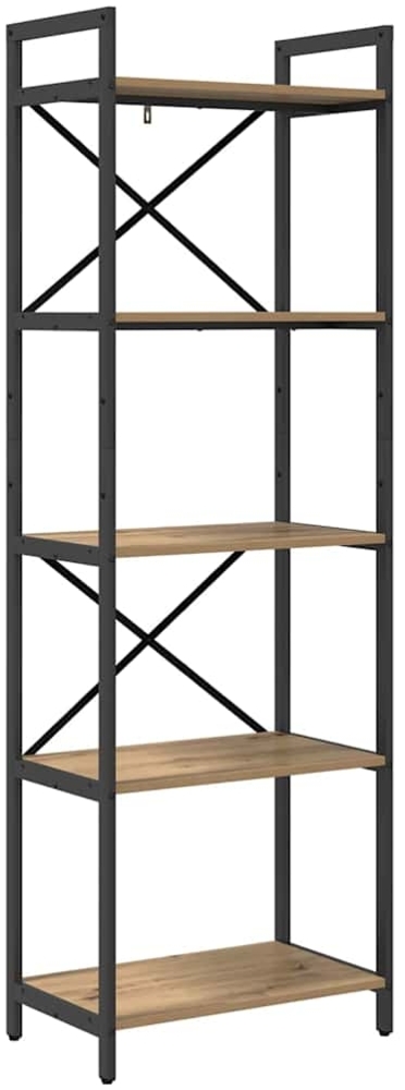 vidaXL Bücherregal Artisan-Eiche 56 x 34 x 171 cm Holzwerkstoff 883867 Bild 1