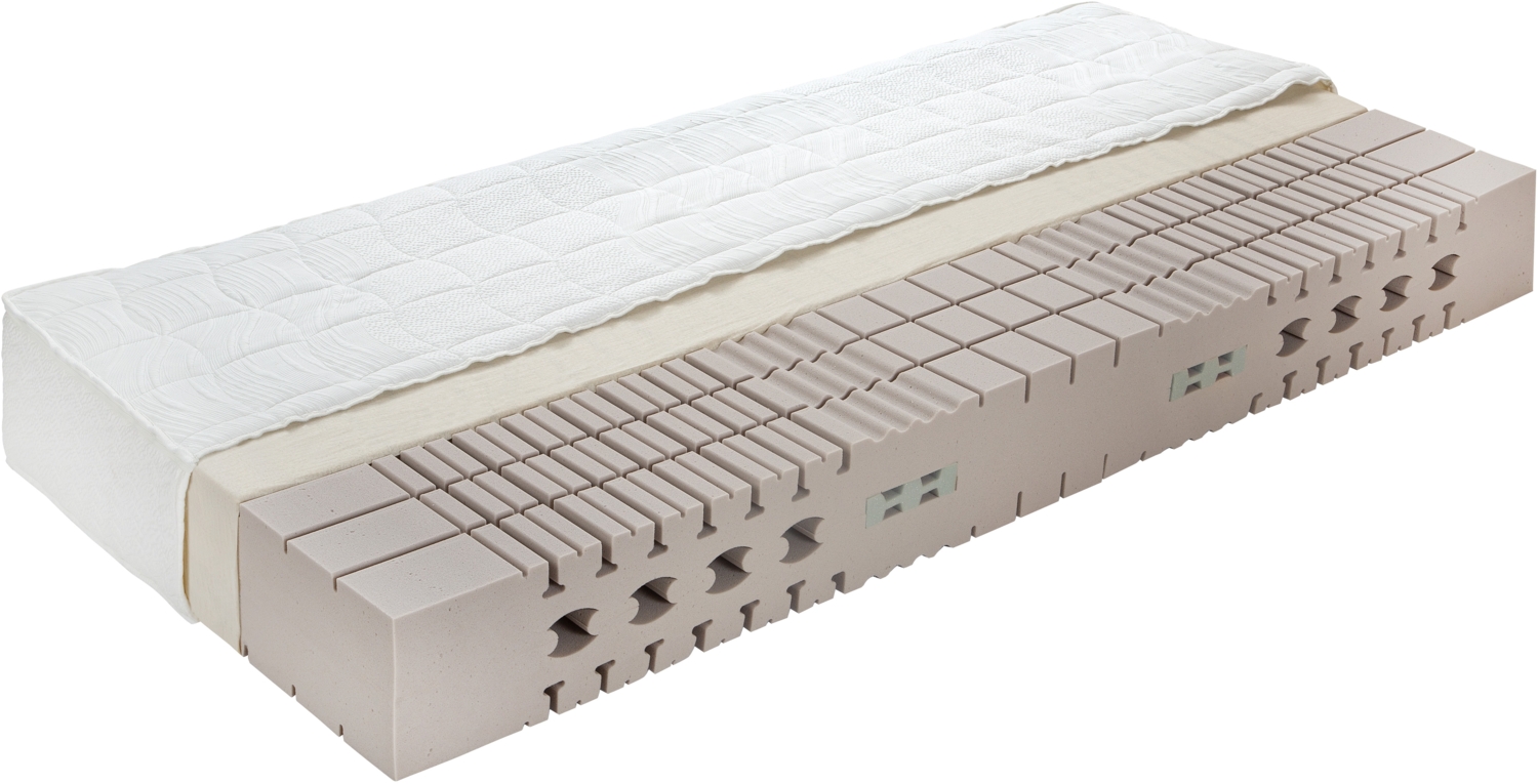 Betten-ABC Royal KS, 7 -Zonen Kaltschaummatratze mit Schulterzone und extra Lendenstütze, Größe: 90 x 200 cm, Härtegrad: Soft (H2) Bild 1