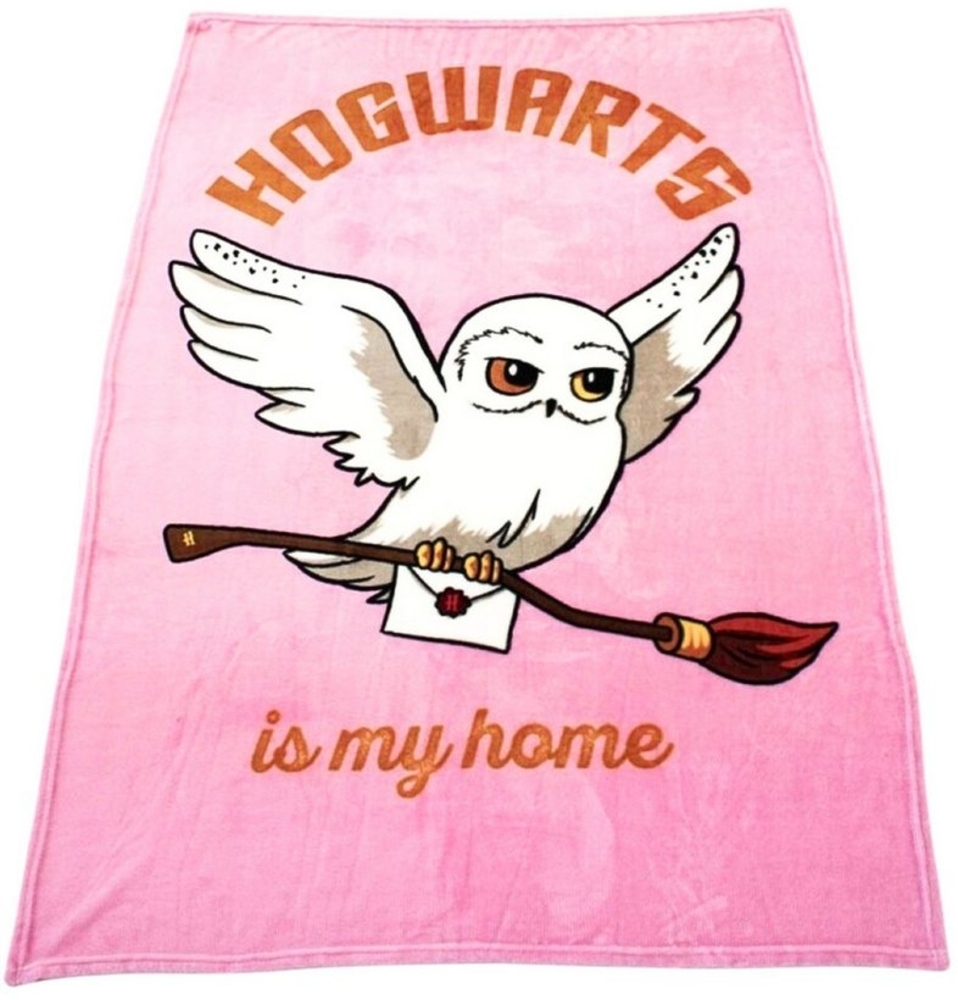 Kinderdecke HEDWIG, Harry Potter, Flanelldecke weiche Kuscheldecke 150 x 110 cm Bild 1