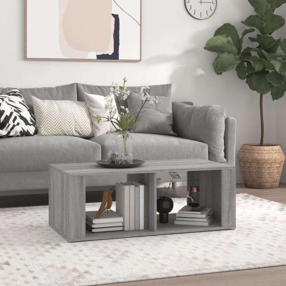 vidaXL Couchtisch Grau Sonoma 100x50x36 cm Holzwerkstoff 816526 Bild 1
