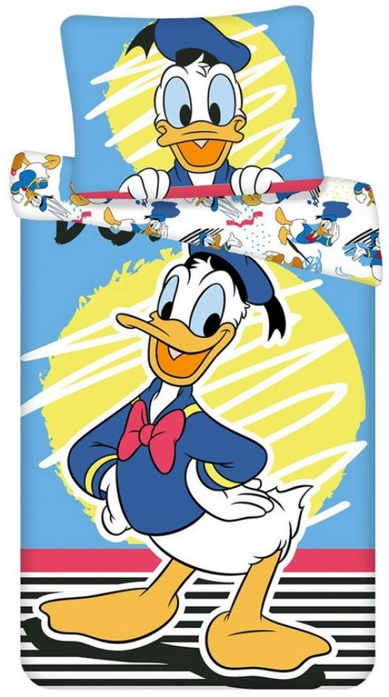 Disney Kinderbettwäsche Wendebettwäsche Donald Duck aus Entenhausen, Renforcé, 2 teilig Bild 1