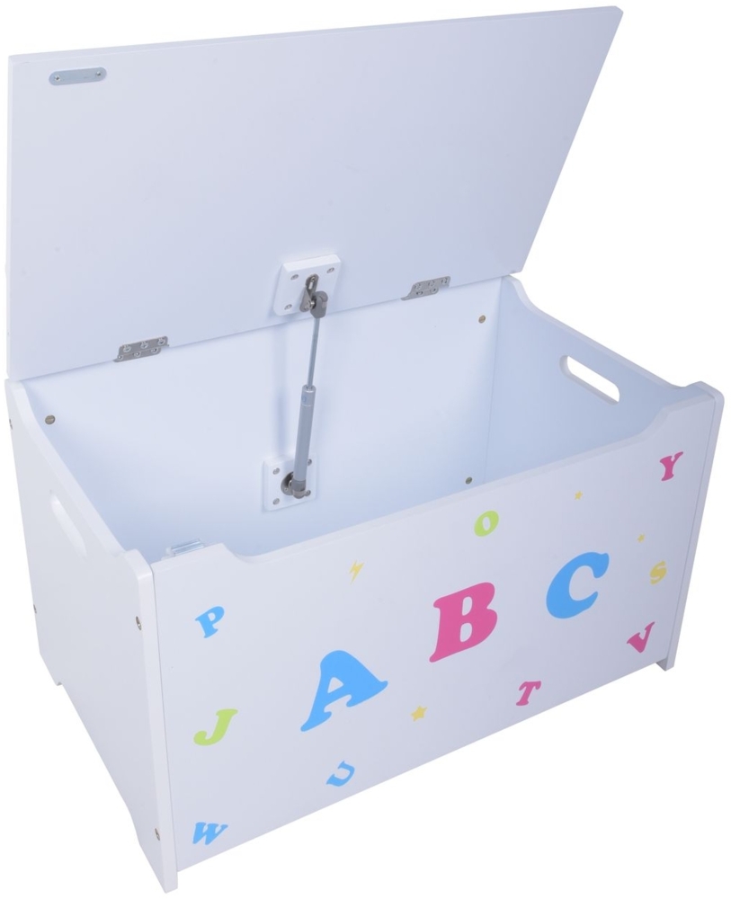 Kinder-Truhenbank 'ABC' mit klappbarem Deckel & Dämpfer Bild 1