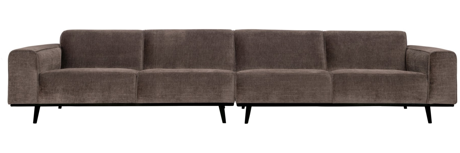 Sofa Statement XL aus gewebten Jacquard, Taupe Bild 1