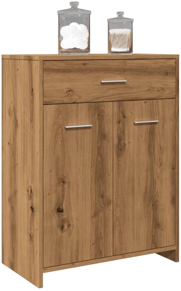 vidaXL Badschrank Artisan-Eiche 60x33x80 cm Holzwerkstoff 856288 Bild 1