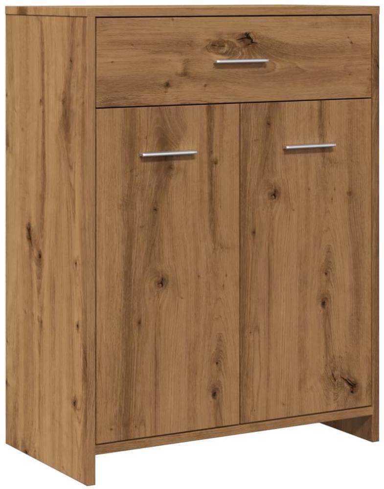 vidaXL Badschrank Artisan-Eiche 60x33x80 cm Holzwerkstoff 856288 Bild 1